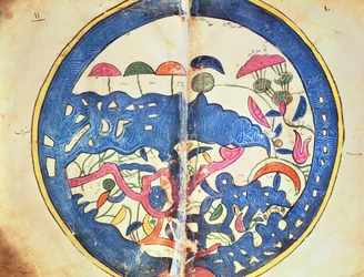 Map of Egypt, 1348